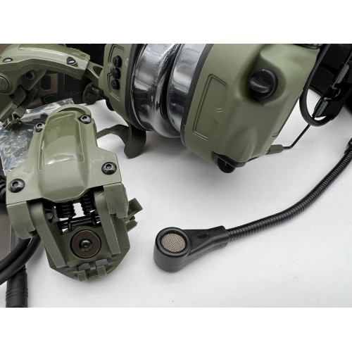 6TH GEN TACTICAL HEADSET тактическая гарнитура, звукосниматель и шумоподавление, активные в Ачинске