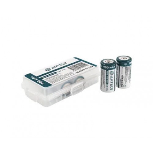 Аккумуляторные батареи RCR123 ARTELV 3.7V Li-Ion 750 mAh в Ачинске