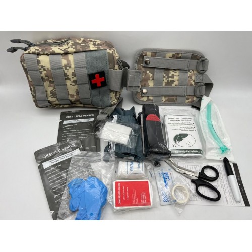 Номер 1. АРМЕЙСКАЯ АПТЕЧКА первой помощи ‼️УКОМПЛЕКТОВАННАЯ / универсальная медицинская аптечка. Отрывная в Ачинске