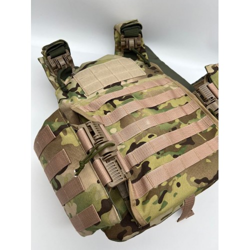 Бронежилет ЗАЩИТНИК в Ачинске с кевларовым баллистическим пакетом C2, капами и бронеплитами Бр5