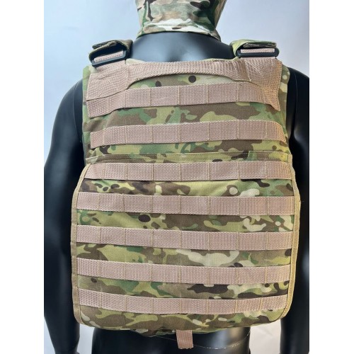 Бронежилет ЗАЩИТНИК в Ачинске с кевларовым баллистическим пакетом C2, капами и бронеплитами Бр5