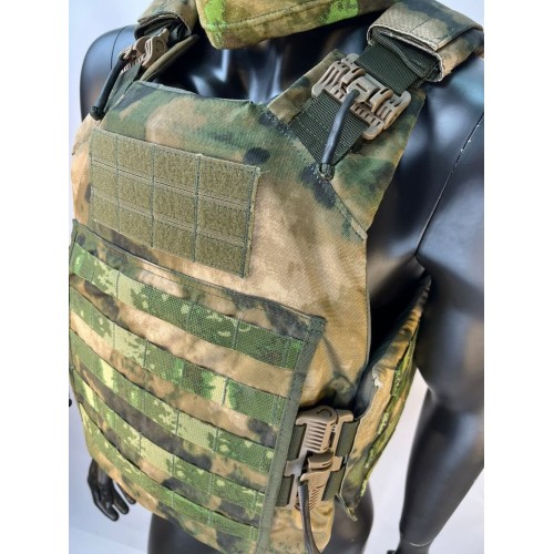 Бронежилет ЗАЩИТНИК в Ачинске с кевларовым баллистическим пакетом C2, капами и бронеплитами Бр5