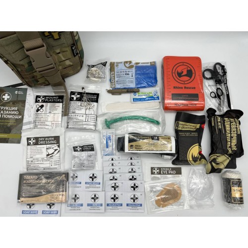 Военная тактическая аптечка RHINO RESCUE 25в1 в Ачинске