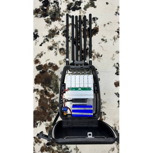 Рюкзак Гарпия CKJ-1704-Mobile подавитель дронов в Ачинске 6 каналов 300W