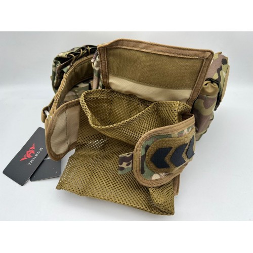 Пояс разгрузочный YAKEDA тактический с подсумками в Ачинске