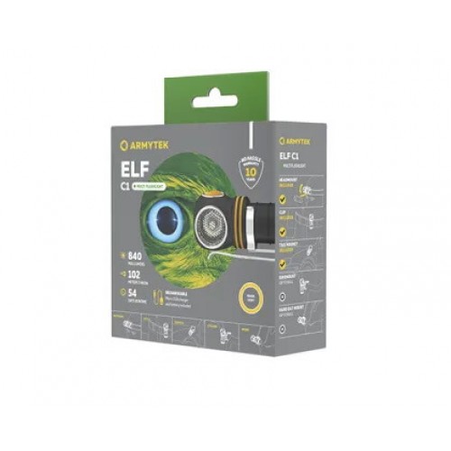 Мультифонарь Armytek ELF C1 Micro USB (теплый свет) в Ачинске