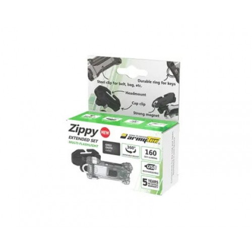 Наключный фонарь Armytek Zippy Extended Set (Grey Onyx) в Ачинске