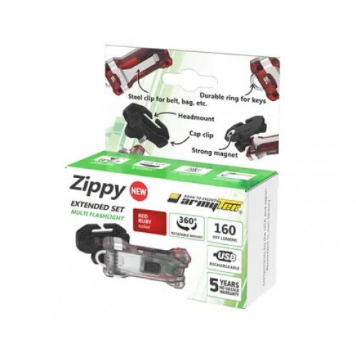 Наключный фонарь Armytek Zippy Extended Set (Red Ruby) в Ачинске