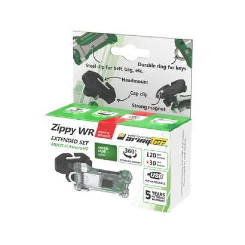 Наключный фонарь Armytek Zippy Extended Set WR (Green Jade) в Ачинске