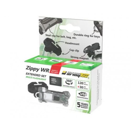 Наключный фонарь Armytek Zippy Extended Set WR (Grey Onyx) в Ачинске